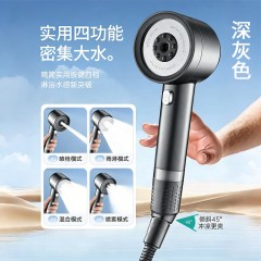 ●千匠一品 现代风格 ABS塑料 家庭浴室四档增压花洒-A