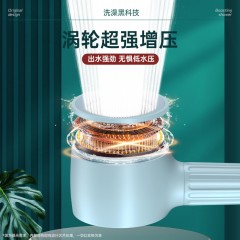 ●千匠一品 现代风格 ABS塑料+硅胶 家庭浴室增压反冲洗花洒-A