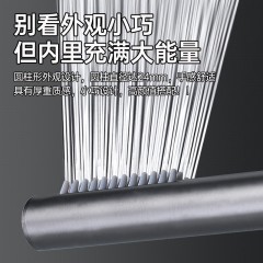 ●千匠一品 现代风格 不锈钢圆柱形增压花洒-J