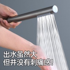 ●千匠一品 现代风格 不锈钢圆柱形增压花洒-J
