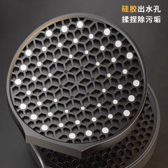 ●千匠一品 现代风格 ABS塑料 三档大面板增压花洒-J