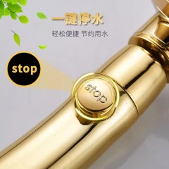 ●千匠一品 现代风格 ABS塑料+不锈钢面板 三档万向摇头增压花洒-J
