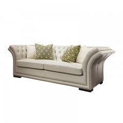 【精品】千匠一品轻奢美式进口实木多层板轻奢美式沙发A008-X