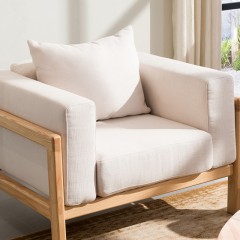 千匠一品 简约北欧精选优质白蜡木沙发组合SF001-C