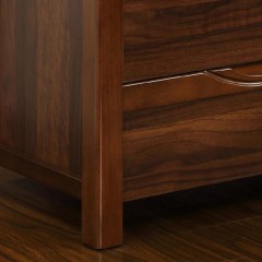 千匠一品新中式风格精选优质橡木+E1级密度板床头柜6B22-R