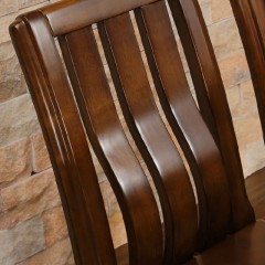 千匠一品新中式风格精选优质橡木+E1级密度板餐椅6P05-R