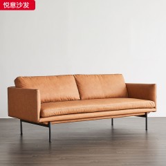 千匠一品现代极简优质科技布+高密度海绵松木框架悦意沙发-H