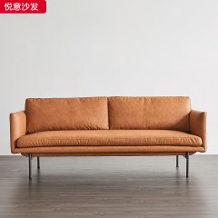 千匠一品现代极简优质科技布+高密度海绵松木框架悦意沙发-H
