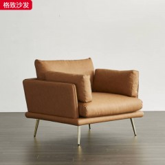 千匠一品现代极简优质科技布+高密度海绵+进口松木框架格致沙发-H