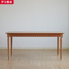 △千匠一品 北欧风格樱桃木1.4m 1.6m餐桌-罗马餐桌-X