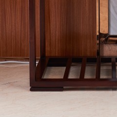 △【精品】千匠一品 新中式精选优质红檀木 床头柜TW301-C