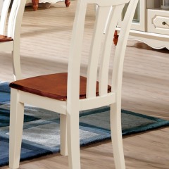 △千匠一品地中海精选优质进口橡胶木板木结合餐椅6606