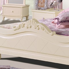 △千匠一品韩式精选优质橡木+中纤板板木结合床313-Y