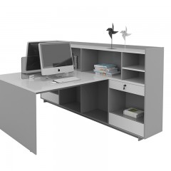 千匠一品 E1级板材办公家具简约现代板式写字台主管桌 JS-625-H