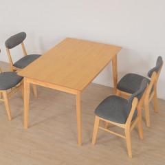 千匠一品首推现代简约北欧白蜡木框架餐桌实木桌YS-16-J