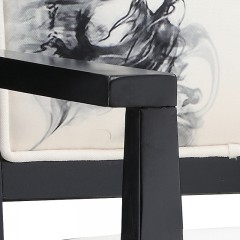 △千匠一品新中式白蜡木+环保油漆休闲椅R-V32-X