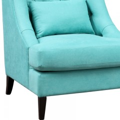 千匠一品新中式白蜡木+优质布艺休闲椅R-V82-X
