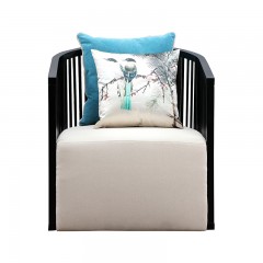 △千匠一品新中式白蜡木全实木+优质麻布沙发组合R-A07-X