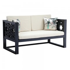 △千匠一品新中式白蜡木全实木+优质麻布沙发R-A10-X