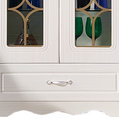 千匠一品现代韩式板木结合双门饰柜XS6008-H