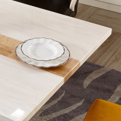 千匠一品现代欧式大理石1.5m长餐桌XS6015-H