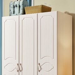 千匠一品现代韩式板木结合三门衣柜 XS-H