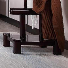 △【精品】千匠一品轻奢中式非洲红檀木挂衣架8923-H