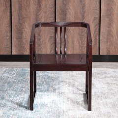 【精品】千匠一品轻奢中式非洲红檀木围椅8325-H