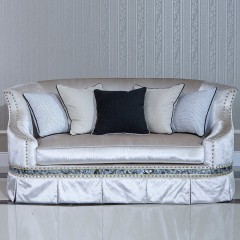 △【精品】千匠一品轻奢欧式榉木+夹板优质布艺沙发组合MA02-015-X