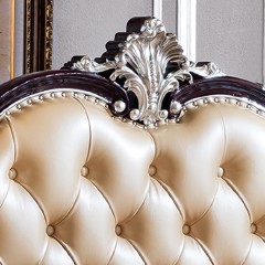 △千匠一品法式风格精选优质橡胶木1.8M床918-H