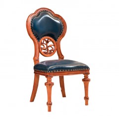 千匠一品 法式风格精选优质橡胶木餐椅 910#-H