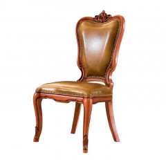 千匠一品法式风格精选优质橡胶木餐椅911-H