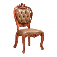 千匠一品法式风格精选优质橡胶木餐椅909-H
