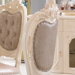 千匠一品法式风格精选优质橡胶木餐椅909-H