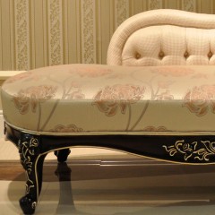 △【精品】千匠一品轻奢欧式榉木+夹板优质布艺贵妃椅E03-B13-01-X