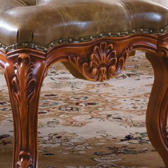 千匠一品 法式风格精选优质橡胶木床尾凳920#-H