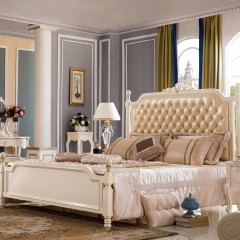 △千匠一品法式风格精选优质橡胶木床926-H