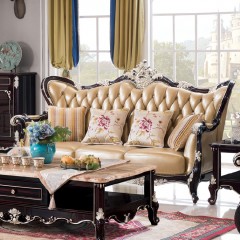 △千匠一品法式风格精选优质橡胶木沙发组合929-H
