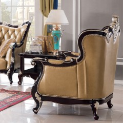 △千匠一品法式风格精选优质橡胶木沙发组合929-H