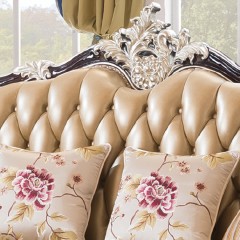 △千匠一品法式风格精选优质橡胶木沙发组合929-H