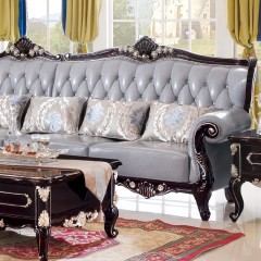 △千匠一品法式风格精选优质橡胶木沙发组合927-H