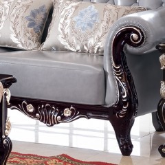 △千匠一品法式风格精选优质橡胶木沙发组合927-H