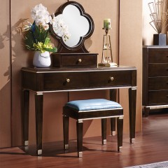 【精品】千匠一品轻奢美式进口榉木妆凳m902-H