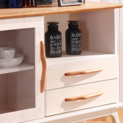 千匠一品北欧风格红橡+白橡全实木环保油漆餐边柜X02-X