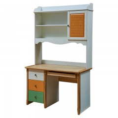千匠一品儿童家具白蜡木橡木实木框架+环保油漆书桌F6002-X