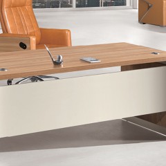 千匠一品办公家具优质刨花板板材+环保三聚氰胺胶模纸双饰面办公桌OS-02186-X