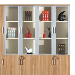 千匠一品办公家具优质中纤板+环保烤漆书柜OS-02201-X
