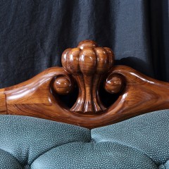 【精品】千匠一品 轻奢欧式进口乌金木实木中厚头层磨砂皮1+2+3沙发组合815-X
