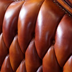 【精品】千匠一品 轻奢欧式进口北美橡木实木头层黄牛皮沙发1+2+3沙发组合B183-X