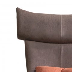 千匠一品 北欧极简风格优质桉木实木科技布沙发单人位沙发9006-X